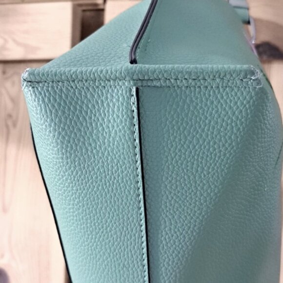 SOLD Hand Painted Upcycled Faux Leather Vegan Tote NWT Butterfly - Picture 7 of 16